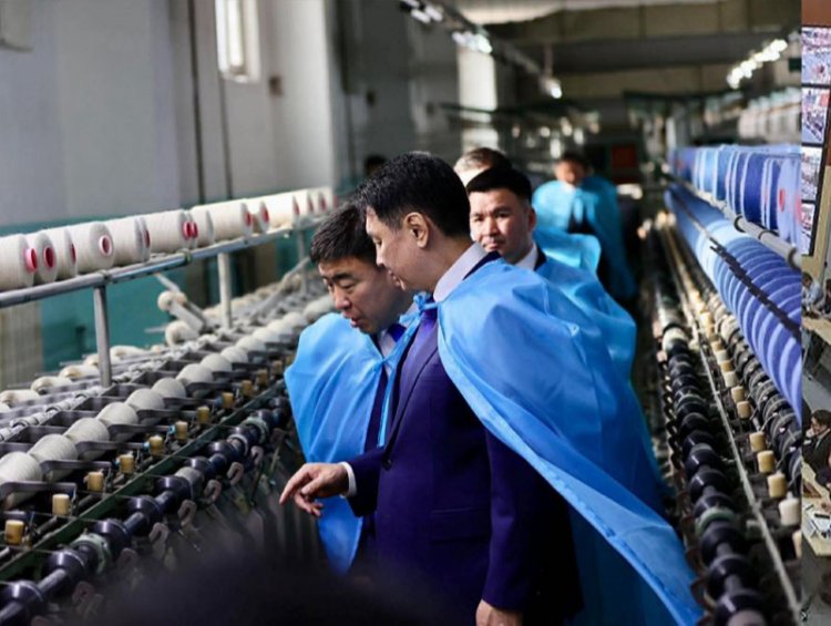 Ерөнхийлөгч У.Хүрэлсүх “Могол ноос” ХХК-ийн үйл ажиллагаатай танилцлаа