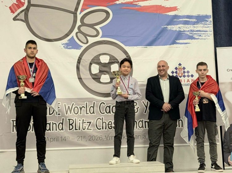 12 настай Т.Тодмөнх шатрын U18 хүртэлх нээлттэй ангилалд түрүүлж дэлхийн аварга боллоо