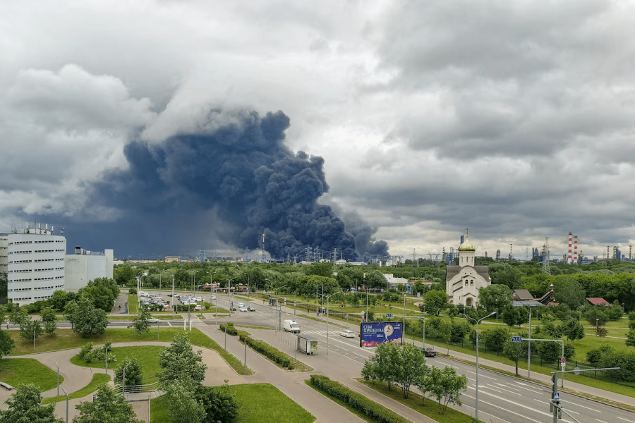 Москвагийн нефть боловсруулах үйлдвэрт цохилт өгчээ
