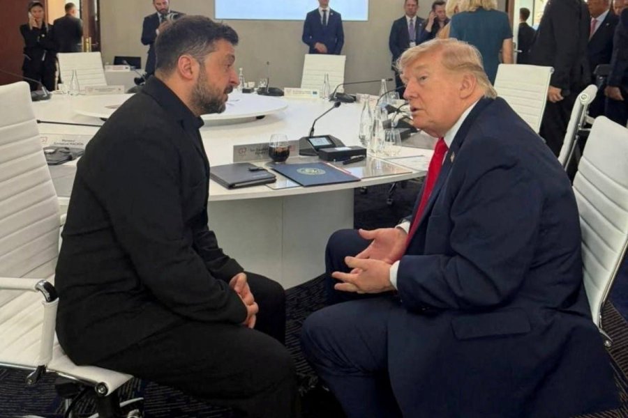Их Долоогийн чуулганы үеэр Зеленскийтэй уулзсан Трамп дайнаа дуусгахыг Оросын талд уриалав